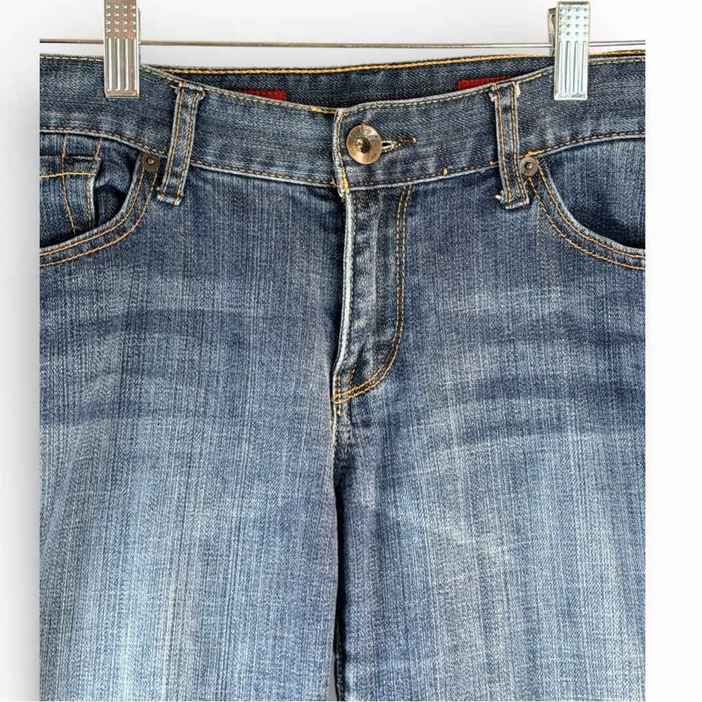 Express Eva Women's Wide Leg Mid Rise Denim Pants size 31 - Picture 5 of 9